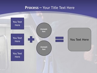 A Man Standing Next To A Machine In A Factory PowerPoint Template