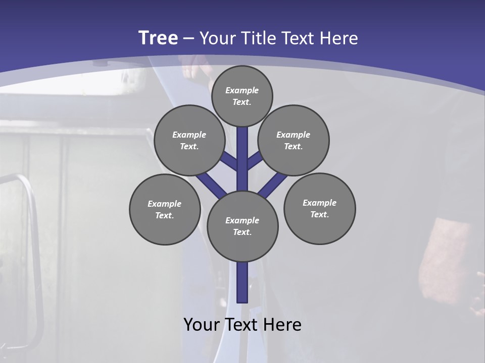 A Man Standing Next To A Machine In A Factory PowerPoint Template