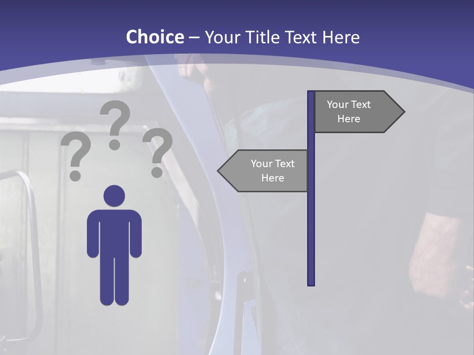 A Man Standing Next To A Machine In A Factory PowerPoint Template