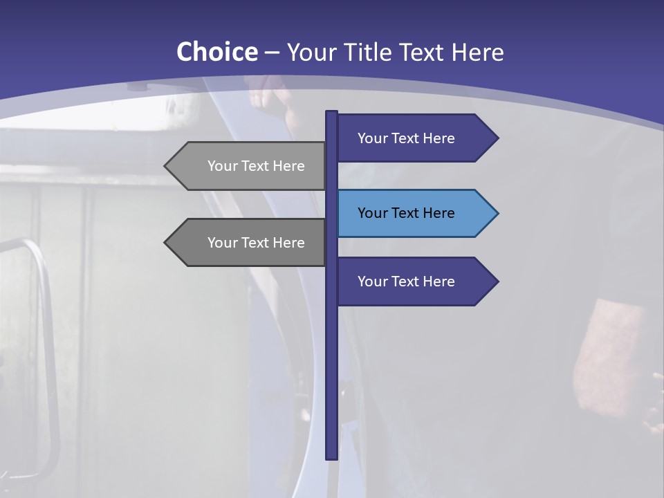 A Man Standing Next To A Machine In A Factory PowerPoint Template