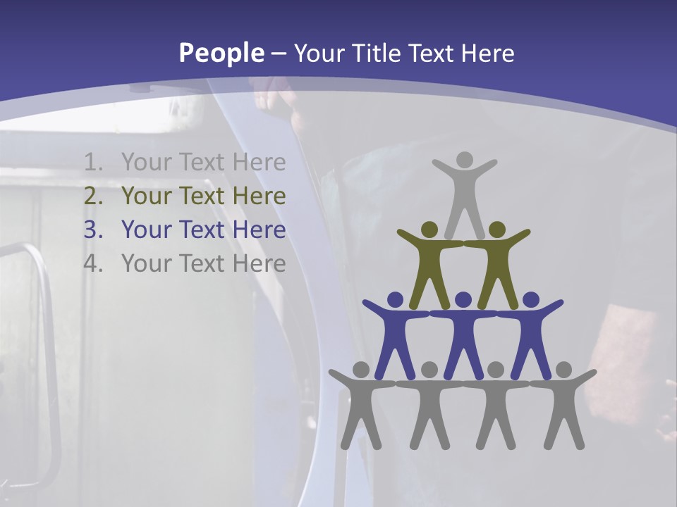A Man Standing Next To A Machine In A Factory PowerPoint Template