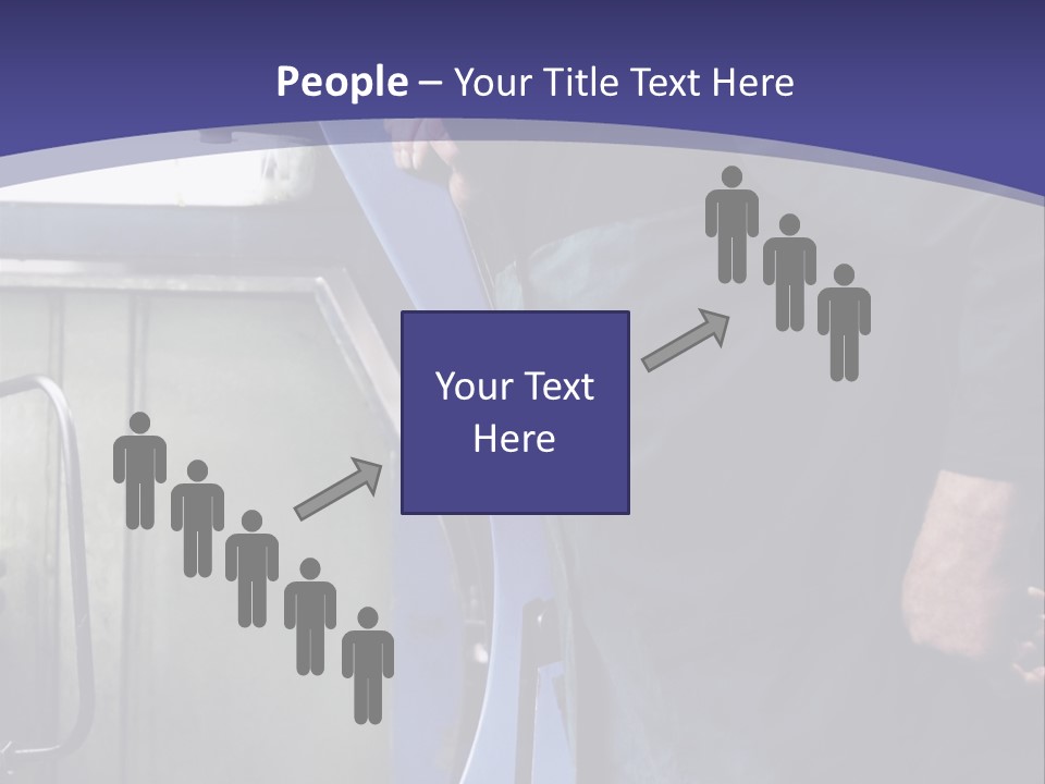 A Man Standing Next To A Machine In A Factory PowerPoint Template