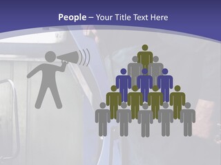 A Man Standing Next To A Machine In A Factory PowerPoint Template