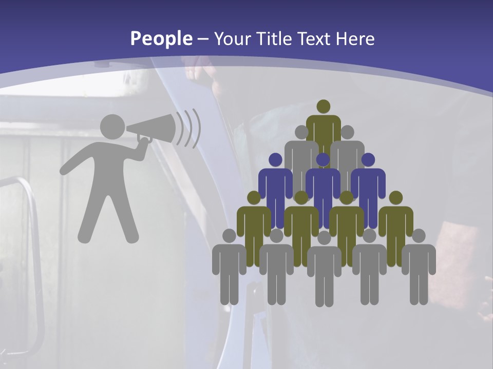 A Man Standing Next To A Machine In A Factory PowerPoint Template