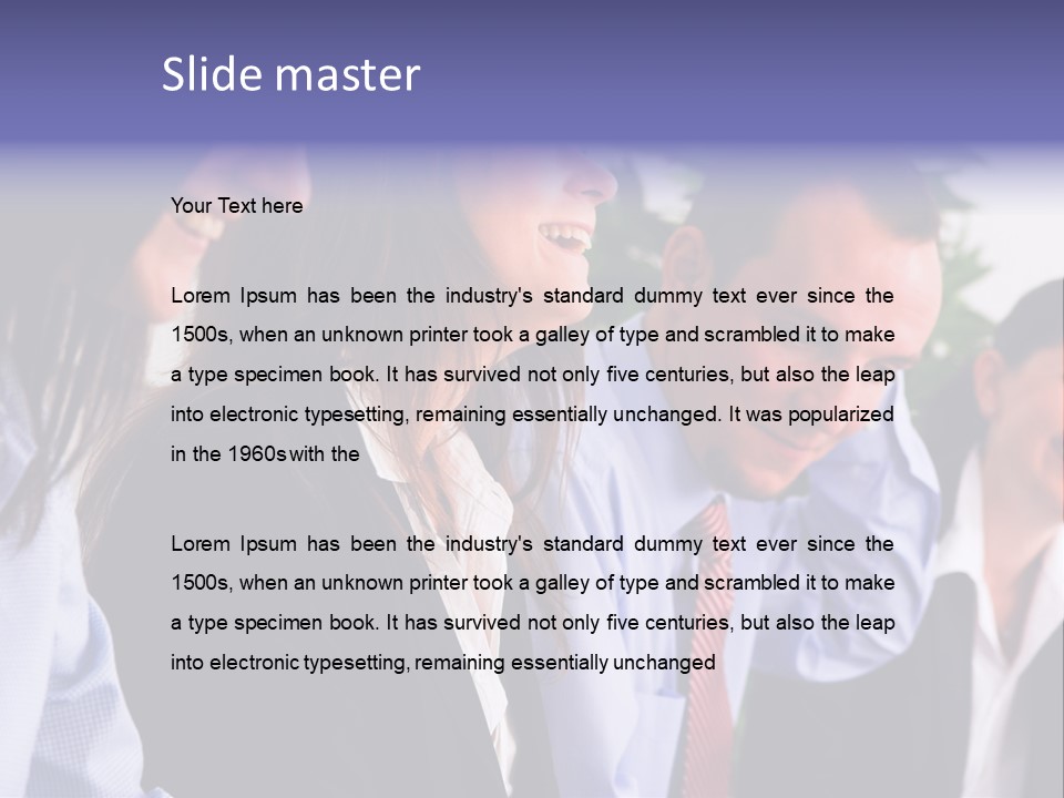 Dictate Inside Standing PowerPoint Template