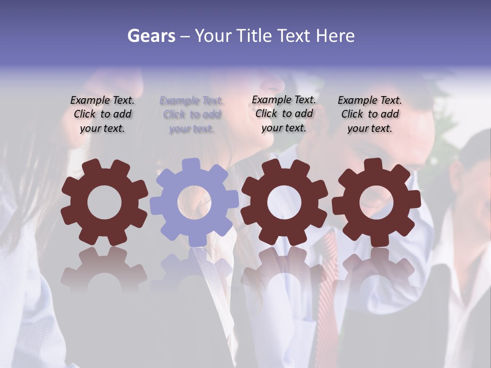 Dictate Inside Standing PowerPoint Template