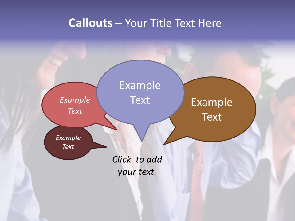 Dictate Inside Standing PowerPoint Template