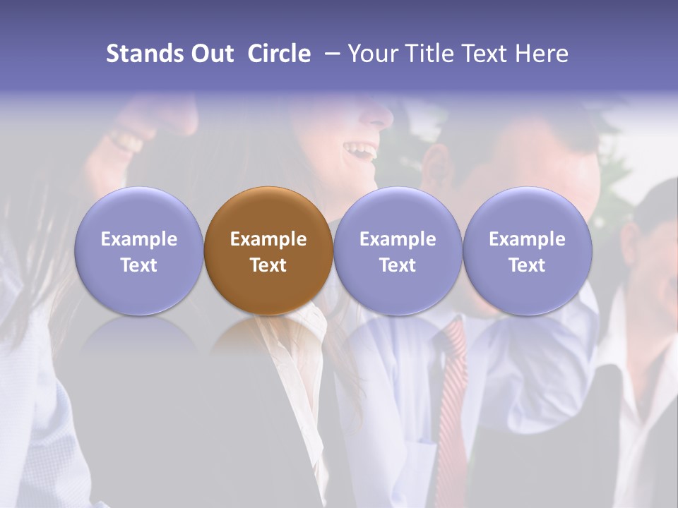 Dictate Inside Standing PowerPoint Template
