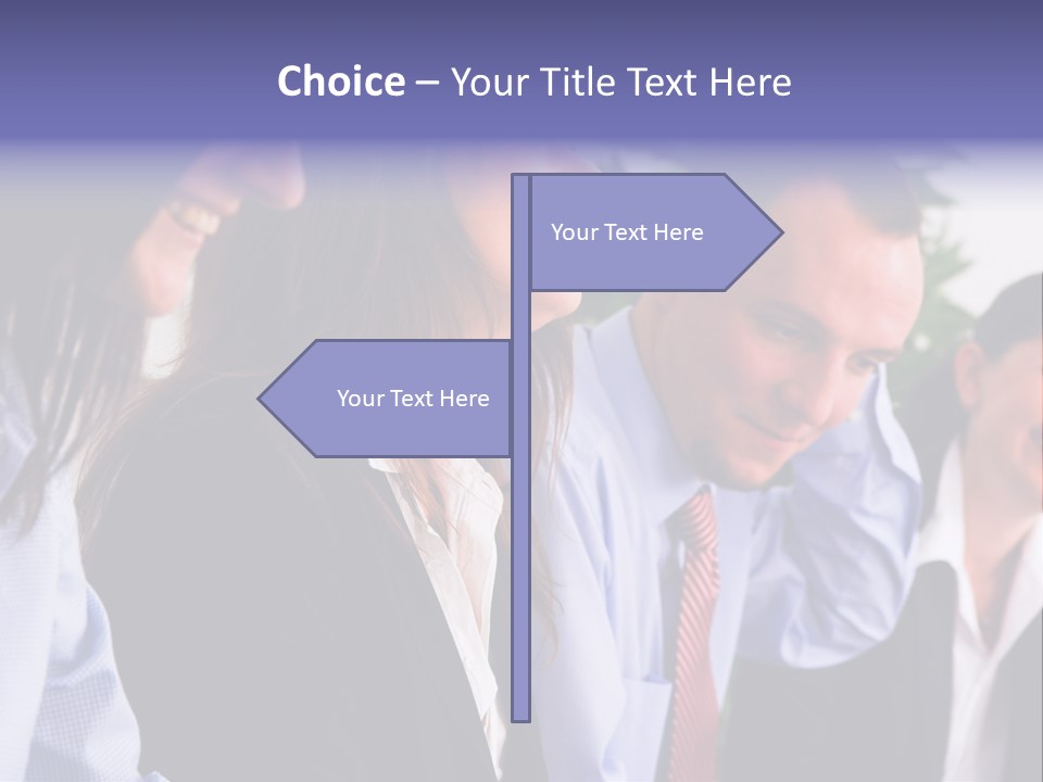 Dictate Inside Standing PowerPoint Template