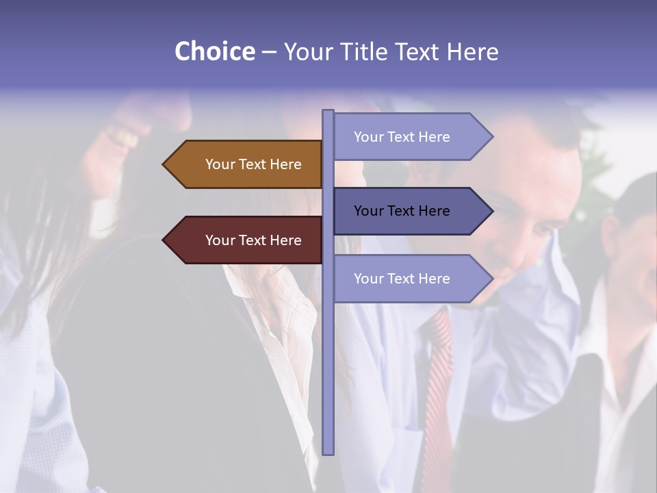 Dictate Inside Standing PowerPoint Template