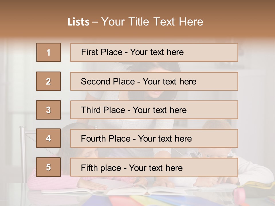 Dictate Inside Standing PowerPoint Template