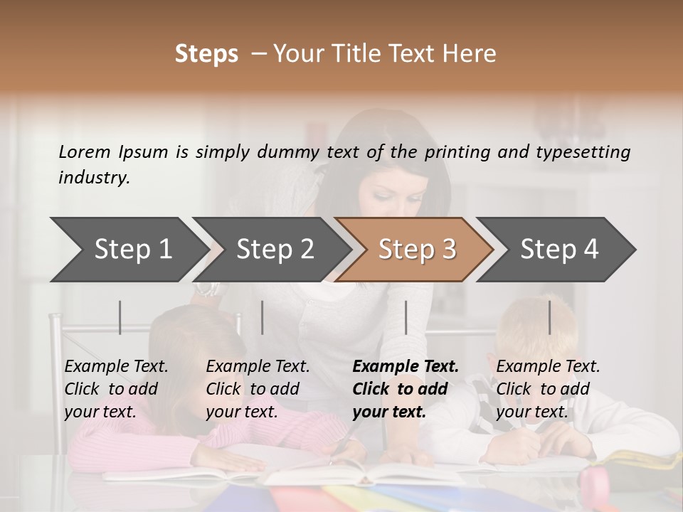 Dictate Inside Standing PowerPoint Template