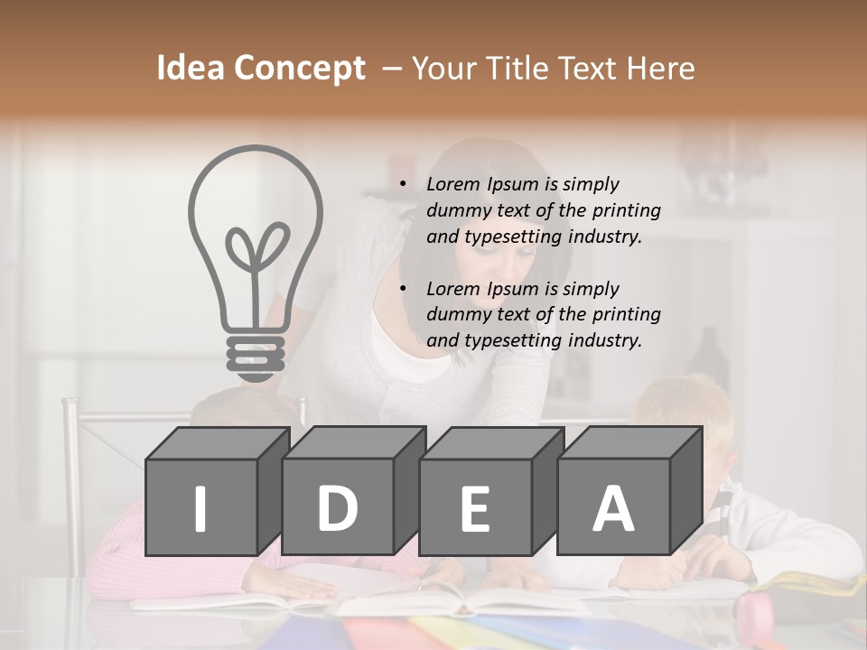 Dictate Inside Standing PowerPoint Template