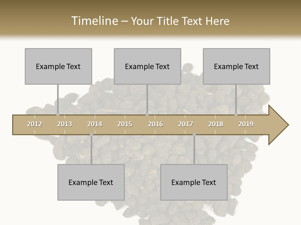 A Pile Of Dog Food On A White Background PowerPoint Template