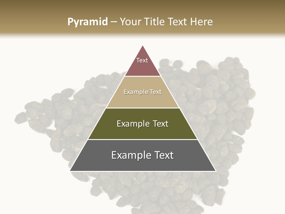 A Pile Of Dog Food On A White Background PowerPoint Template