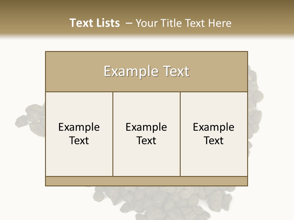 A Pile Of Dog Food On A White Background PowerPoint Template