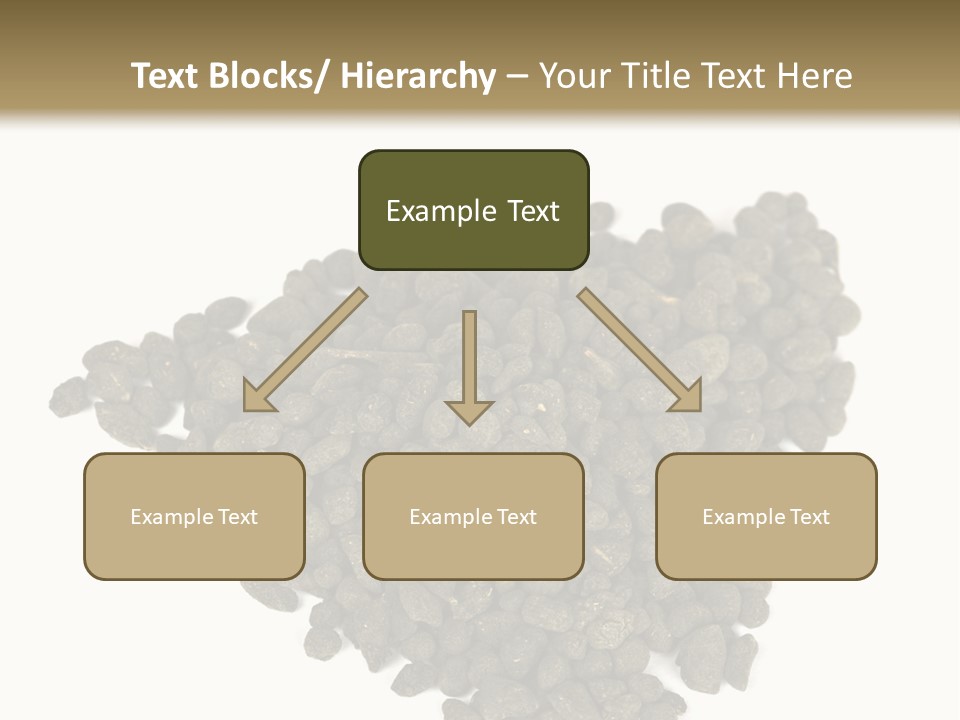 A Pile Of Dog Food On A White Background PowerPoint Template