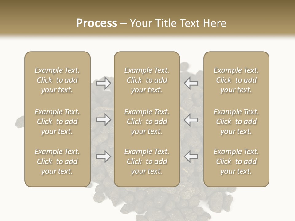 A Pile Of Dog Food On A White Background PowerPoint Template