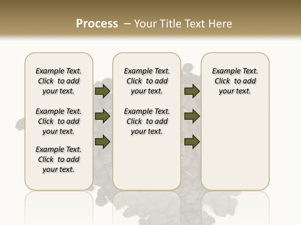 A Pile Of Dog Food On A White Background PowerPoint Template