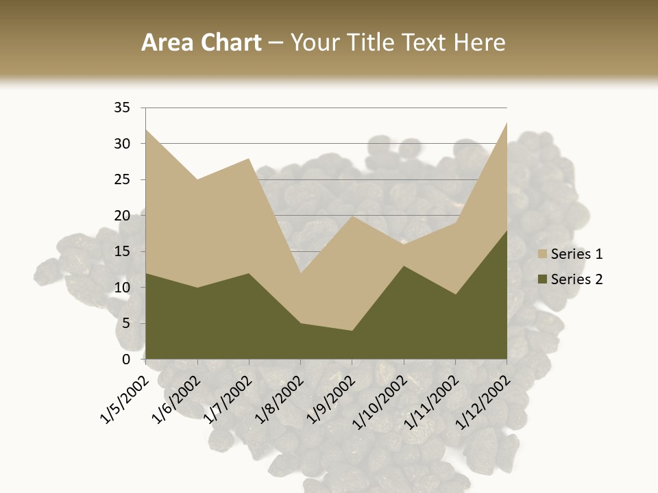 A Pile Of Dog Food On A White Background PowerPoint Template