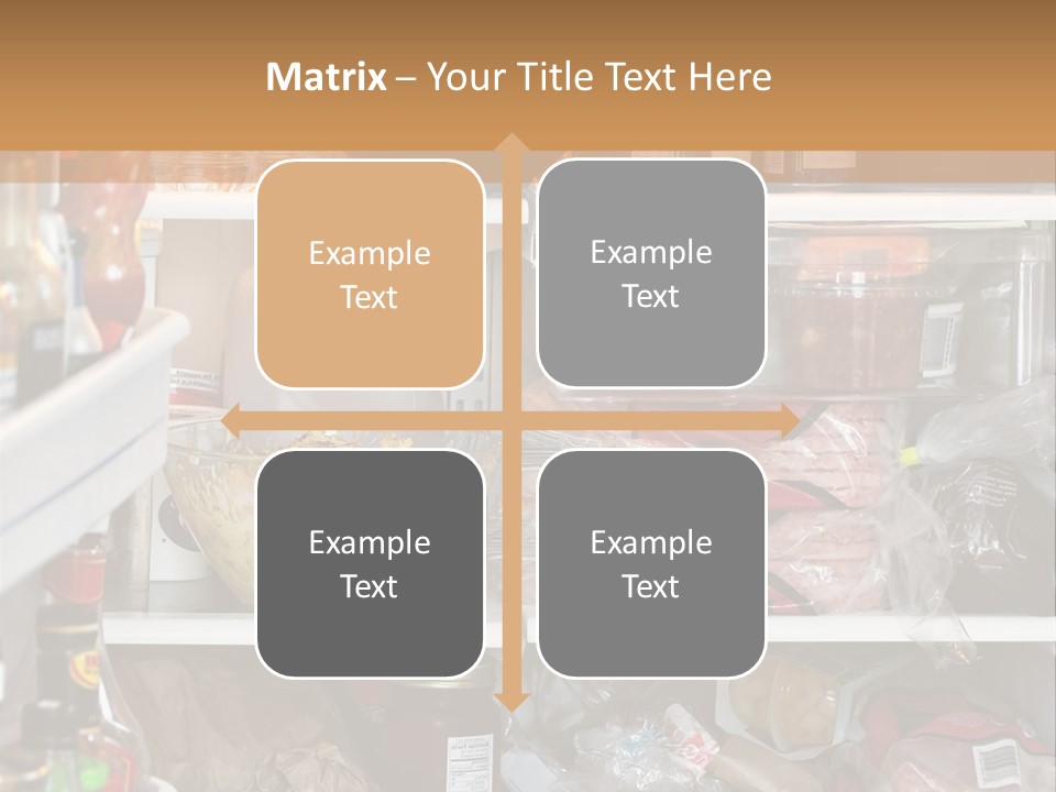 Open Ingredients Cheese PowerPoint Template