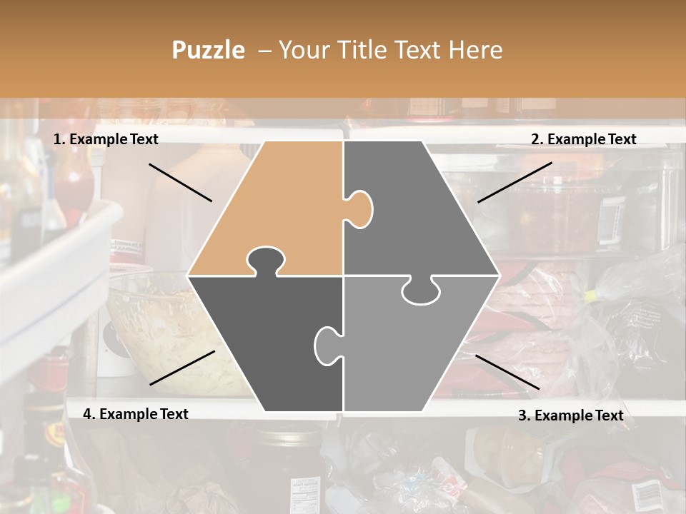 Open Ingredients Cheese PowerPoint Template