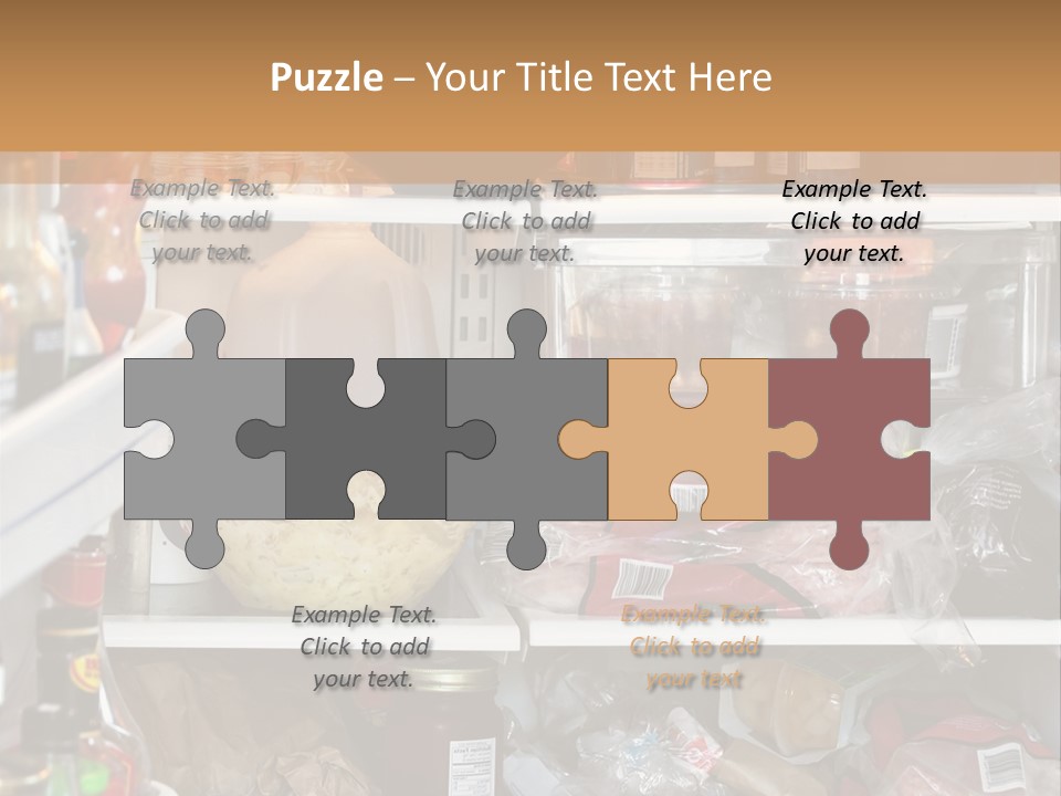 Open Ingredients Cheese PowerPoint Template