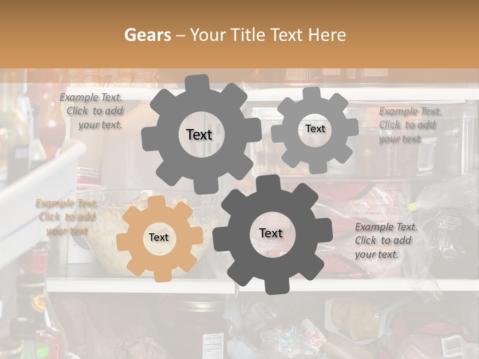 Open Ingredients Cheese PowerPoint Template