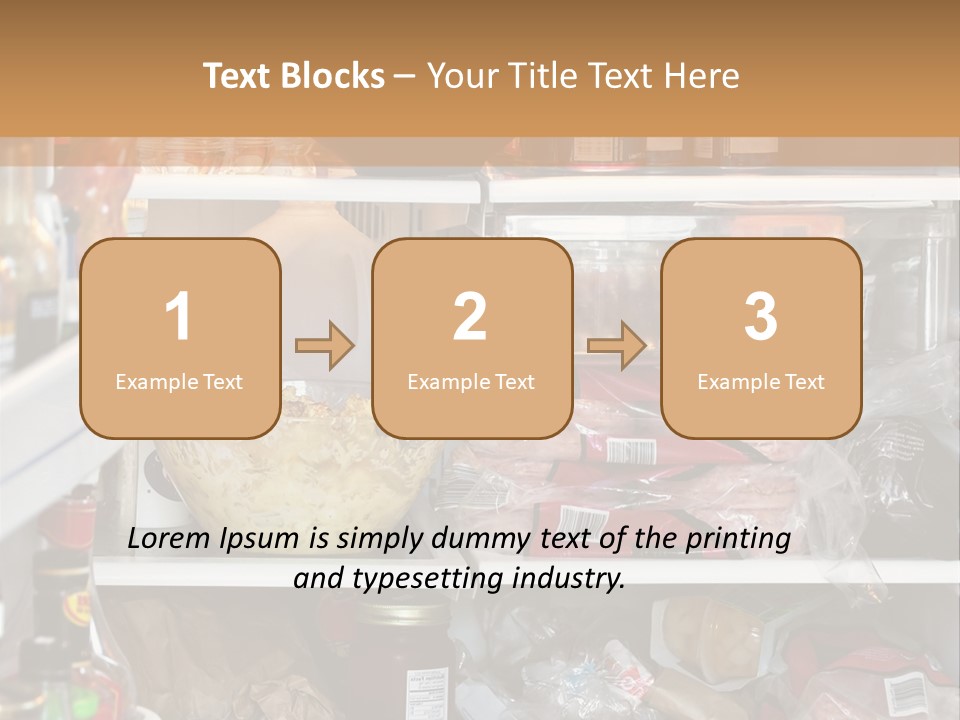 Open Ingredients Cheese PowerPoint Template