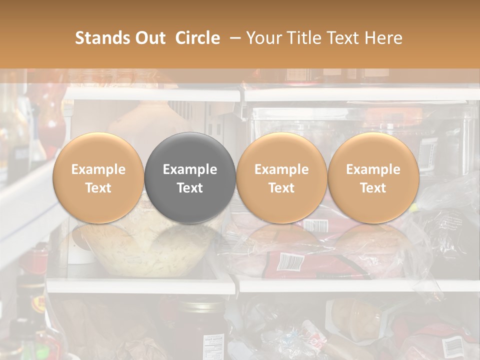 Open Ingredients Cheese PowerPoint Template