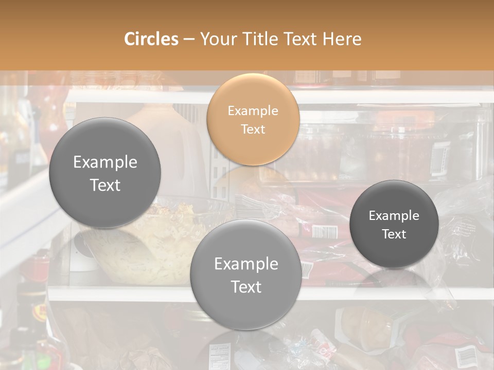 Open Ingredients Cheese PowerPoint Template