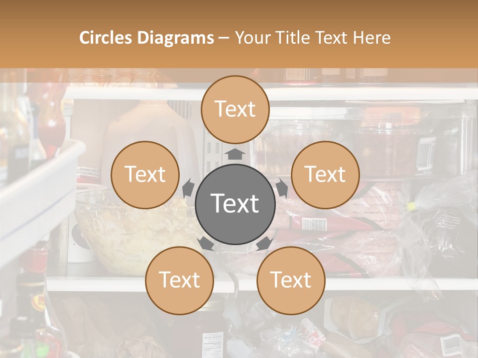 Open Ingredients Cheese PowerPoint Template