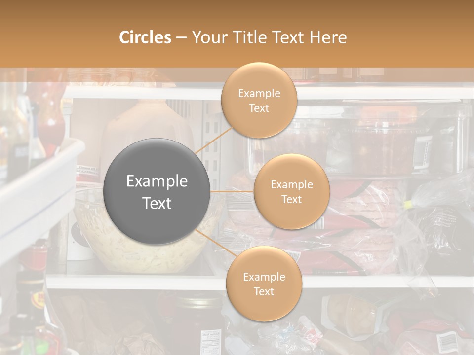 Open Ingredients Cheese PowerPoint Template