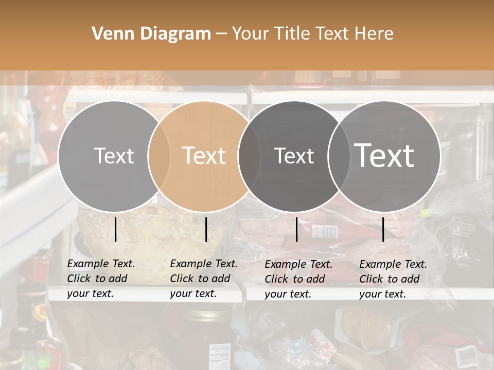 Open Ingredients Cheese PowerPoint Template