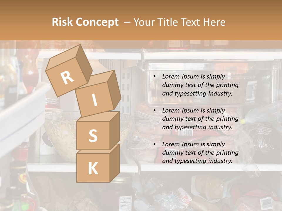 Open Ingredients Cheese PowerPoint Template