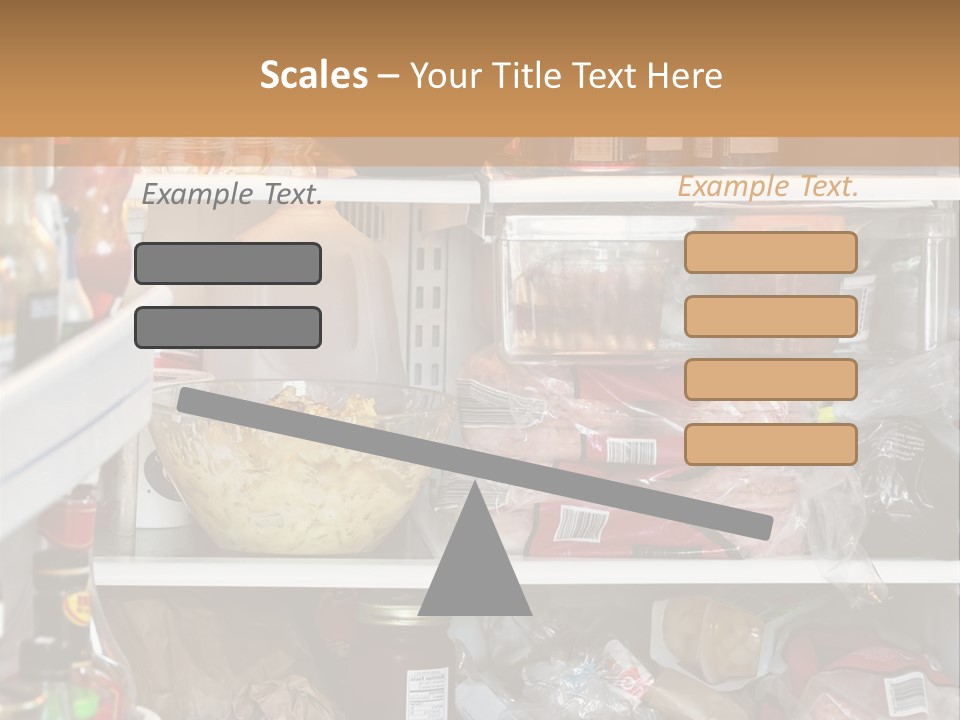 Open Ingredients Cheese PowerPoint Template