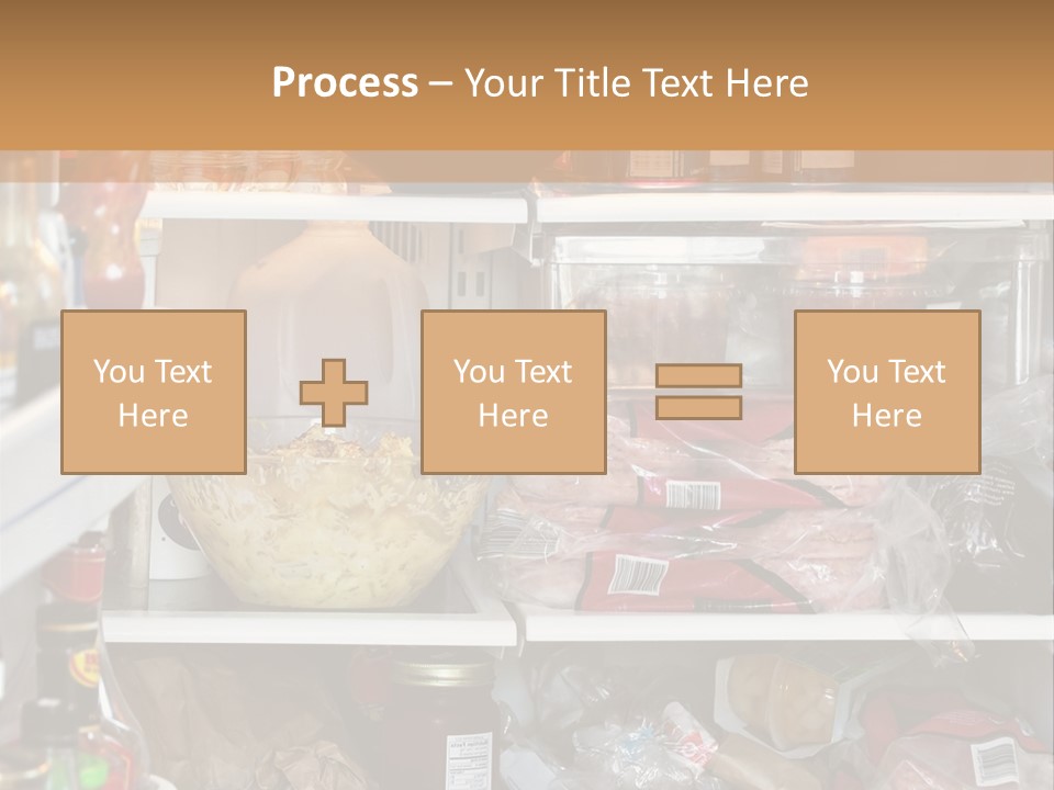 Open Ingredients Cheese PowerPoint Template