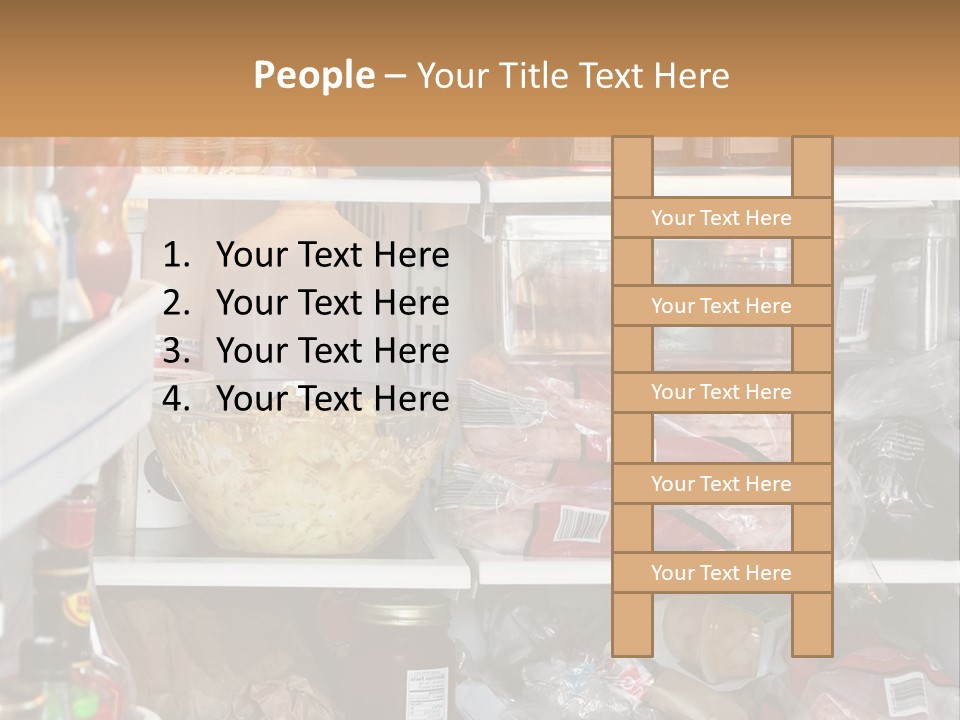 Open Ingredients Cheese PowerPoint Template