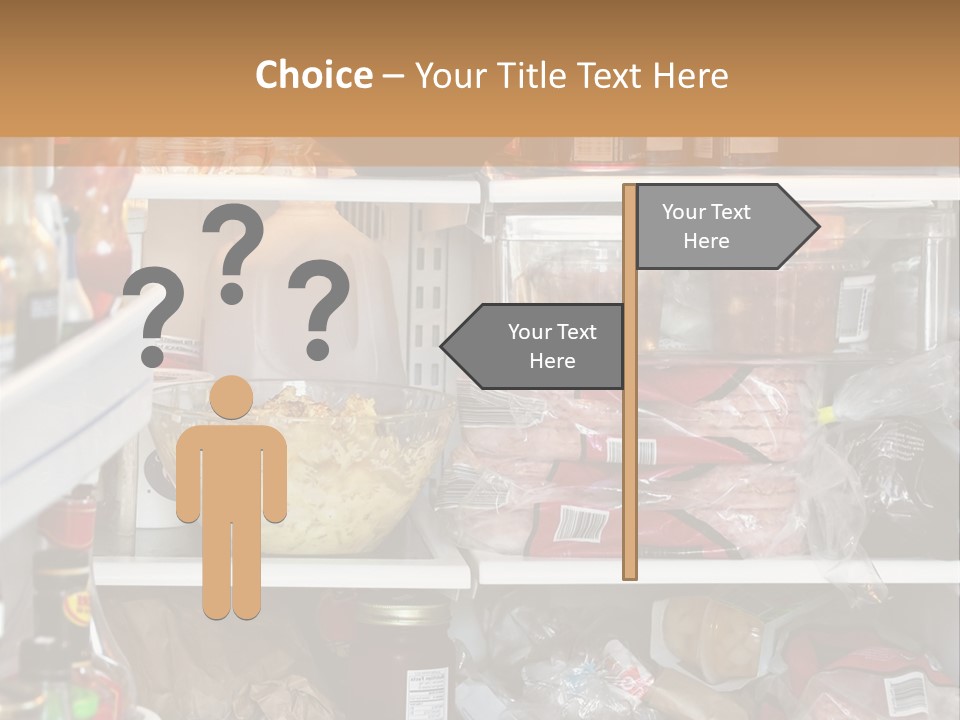 Open Ingredients Cheese PowerPoint Template