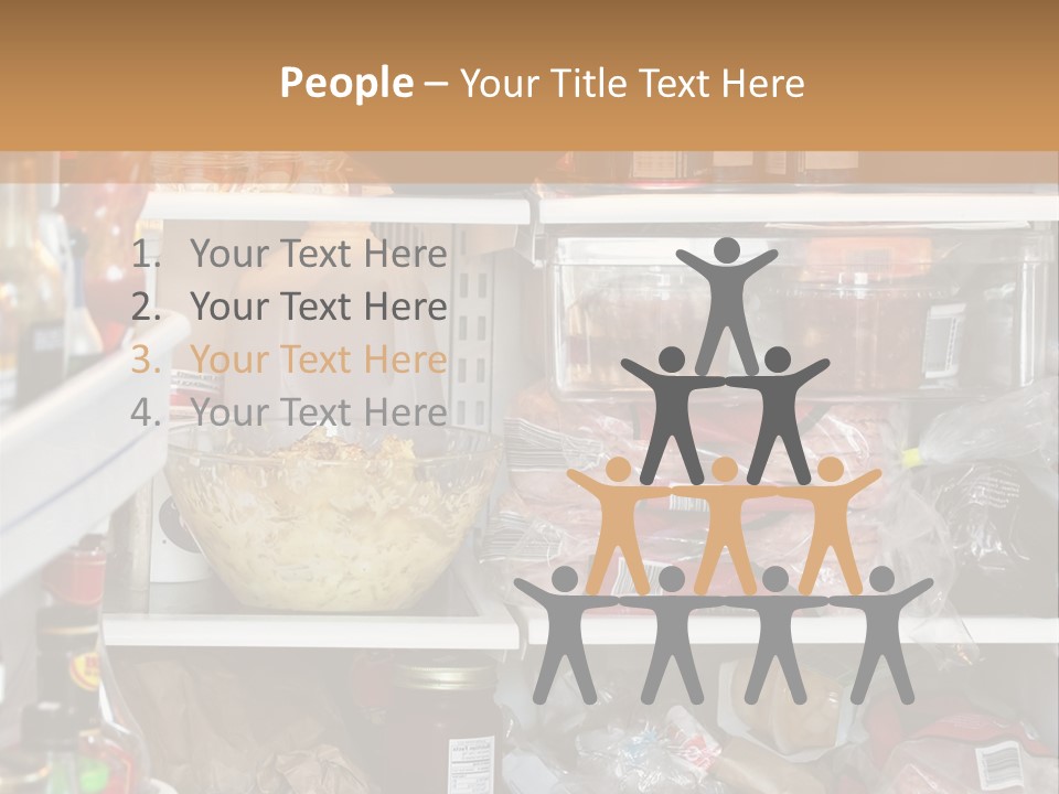 Open Ingredients Cheese PowerPoint Template