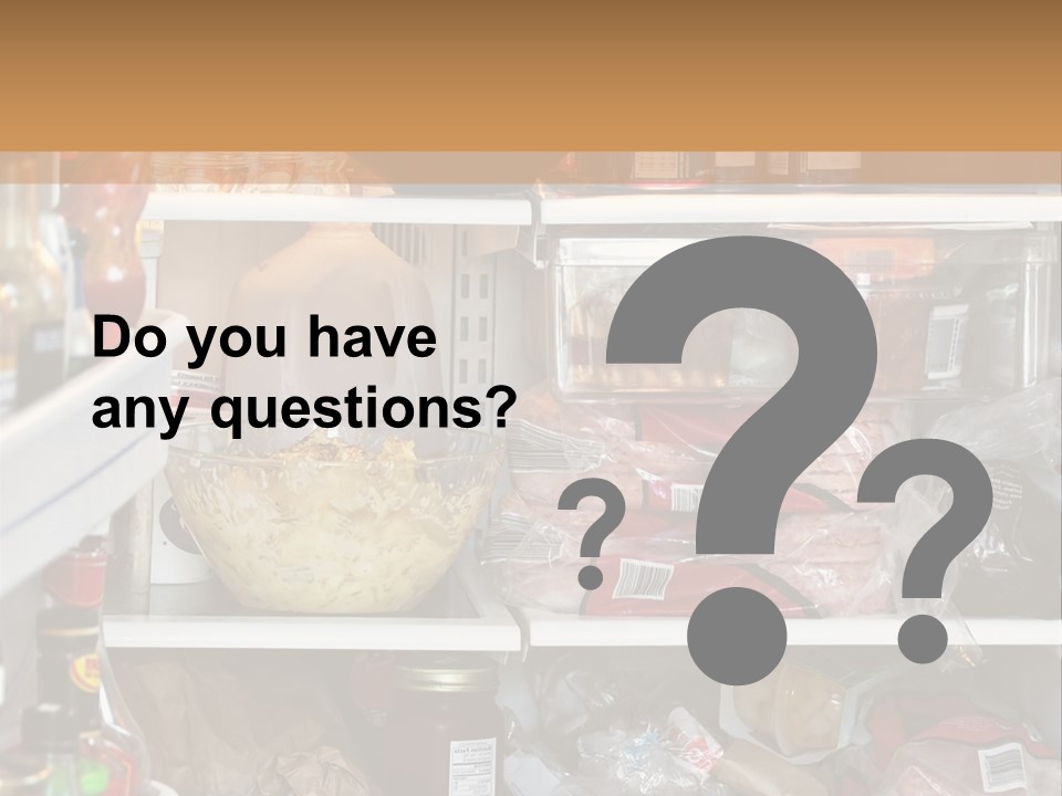 Open Ingredients Cheese PowerPoint Template