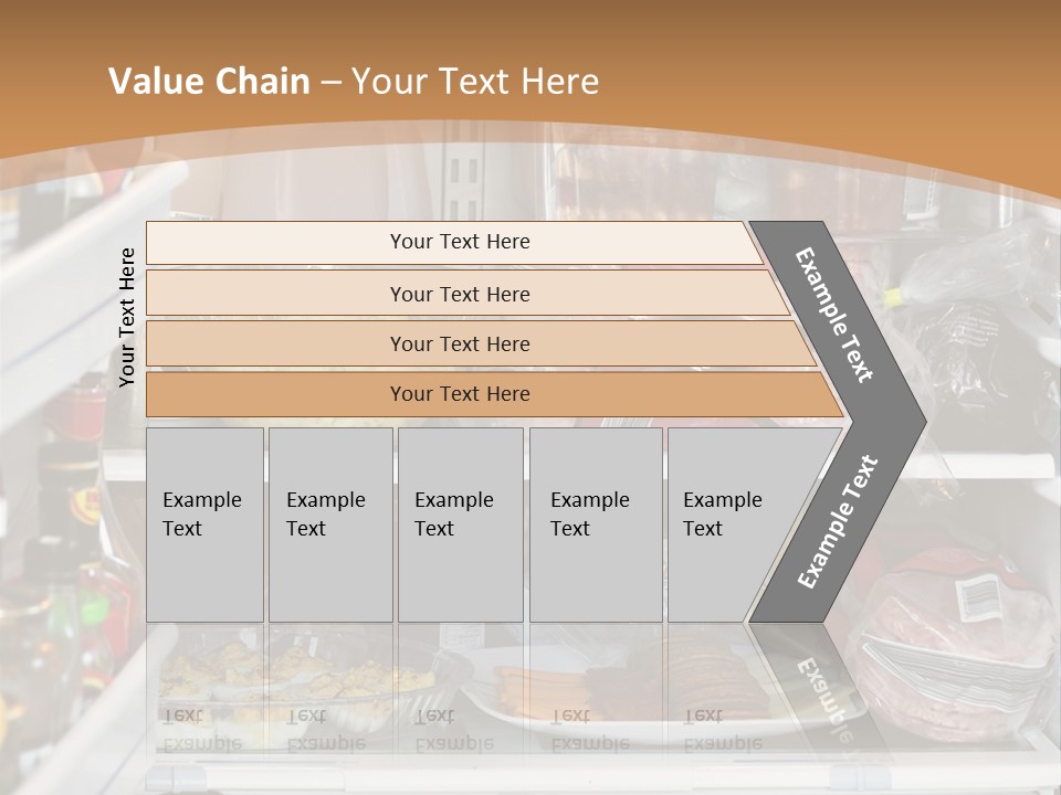Party Products Refrigerator PowerPoint Template