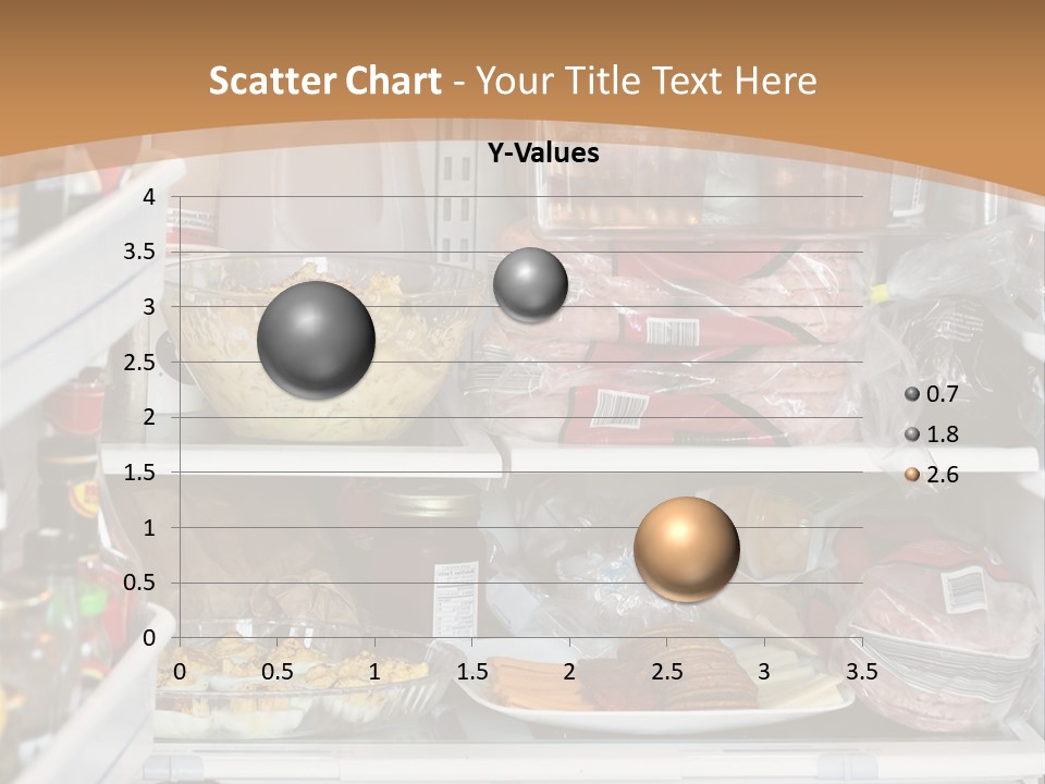 Party Products Refrigerator PowerPoint Template