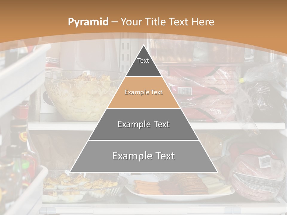 Party Products Refrigerator PowerPoint Template