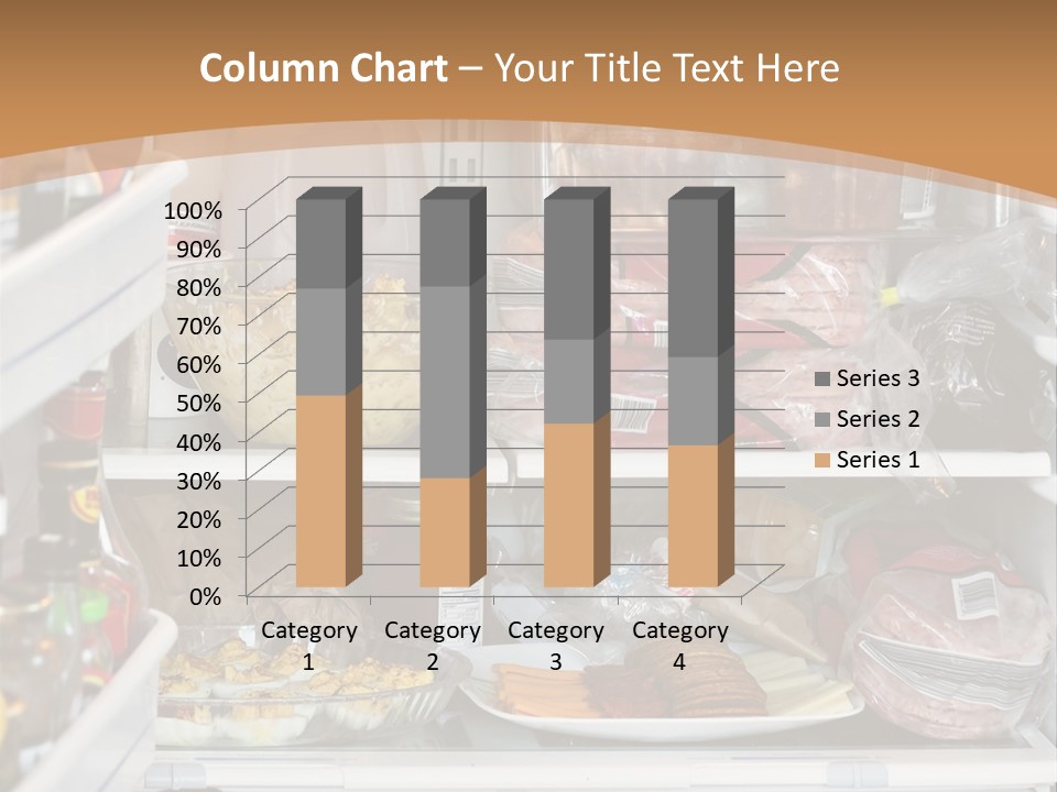 Party Products Refrigerator PowerPoint Template