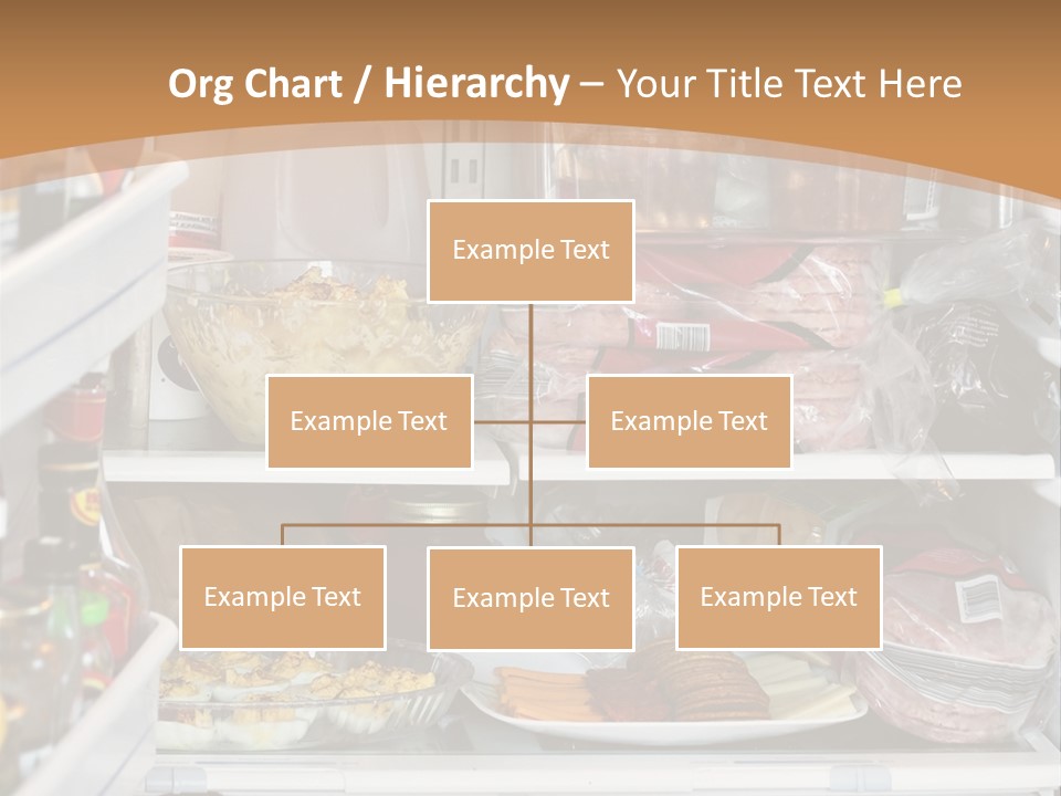 Party Products Refrigerator PowerPoint Template