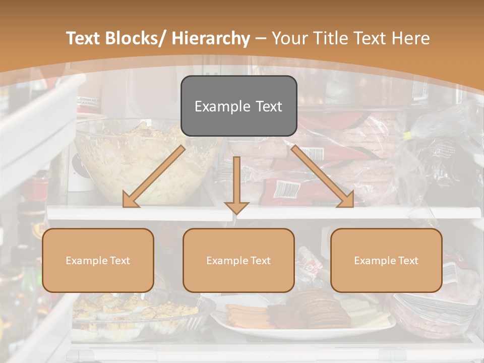Party Products Refrigerator PowerPoint Template