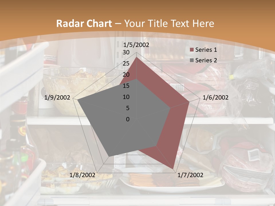 Party Products Refrigerator PowerPoint Template