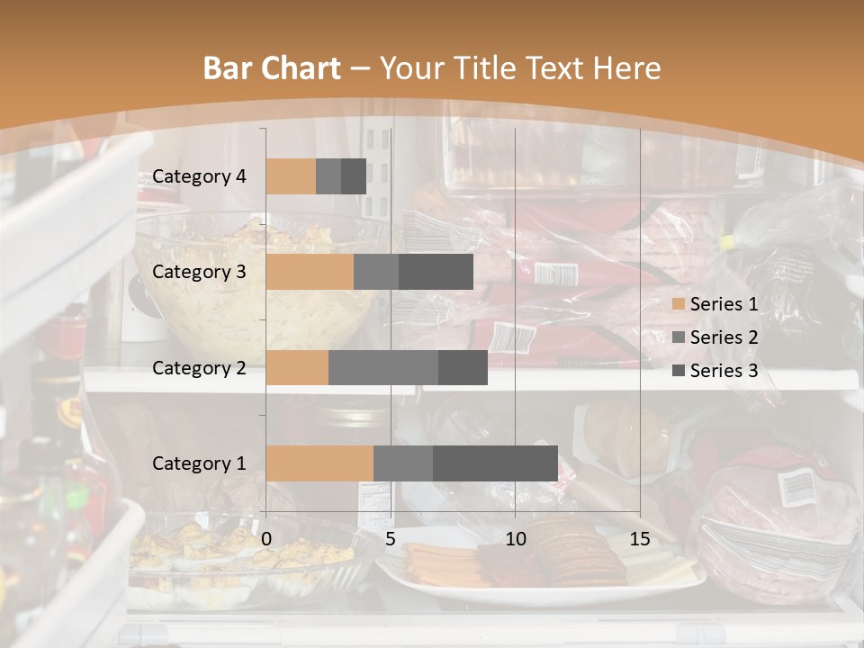 Party Products Refrigerator PowerPoint Template