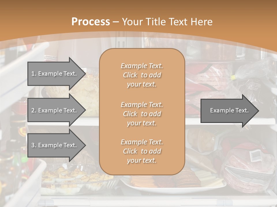 Party Products Refrigerator PowerPoint Template